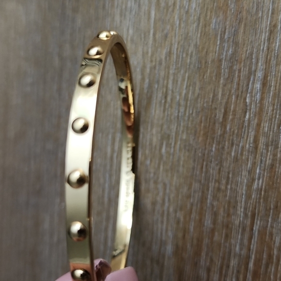 Kate Spade Gold Plated Studded Bangle - Picture 4 of 6